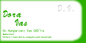 dora vas business card